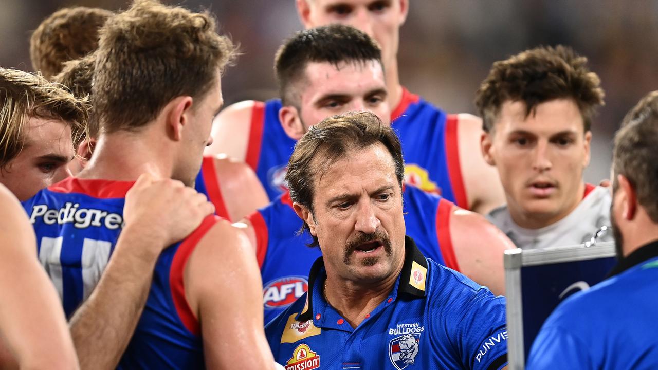 Can Luke Beveridge’s Western Bulldogs bounce back from last week’s defeat to Richmond? Picture: Getty