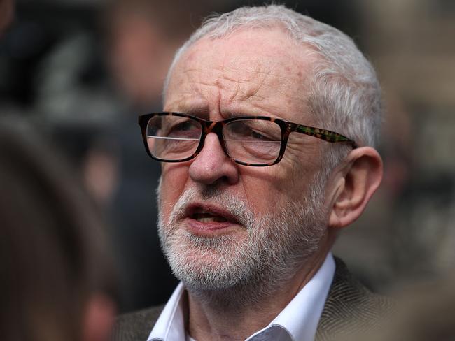 Jeremy Corbyn tolerated disgraceful anti-Semitism in Labour. Picture: AFP