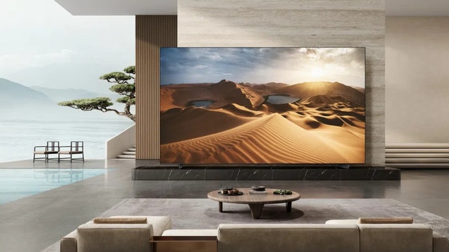 Nice: and if you live in a house like this, you can probably afford a TV like this