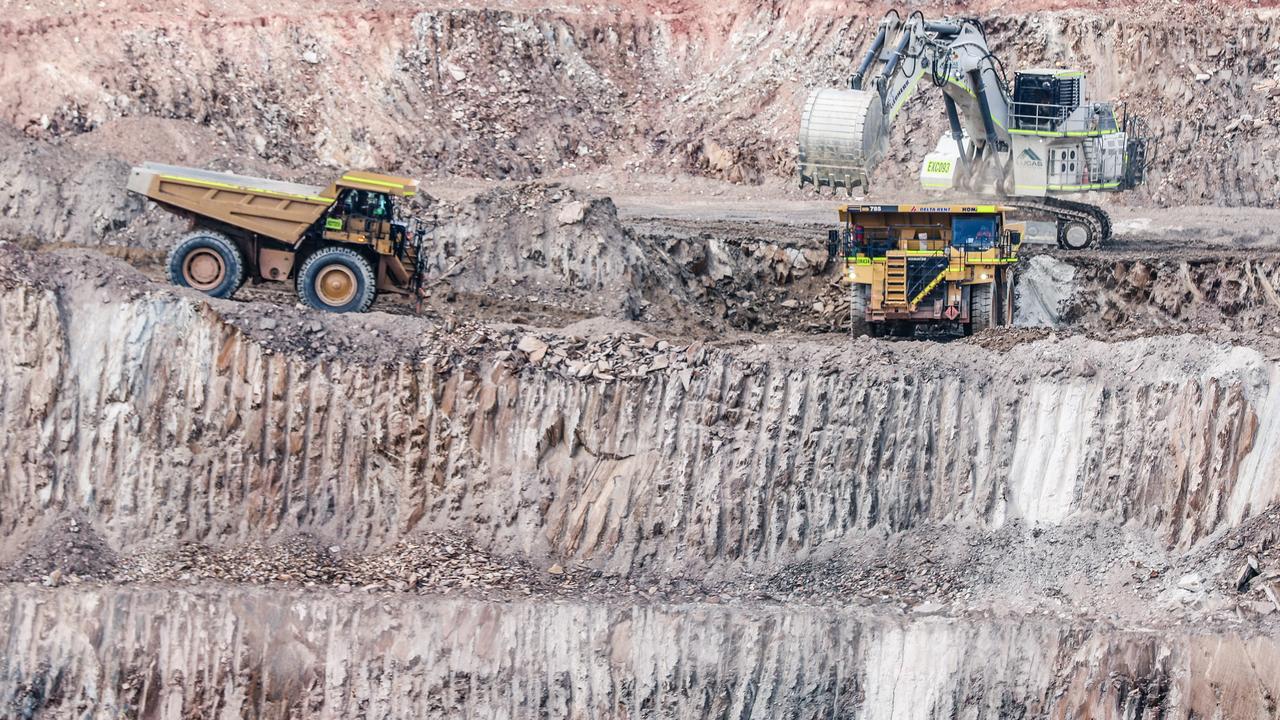 The Open Cut at the official opening of the Finniss Lithium mine Picture: Glenn Campbell