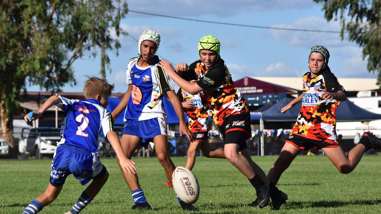 South Burnett v Toowoomba Valley Roosters U14. Adrian Vowles Cup 2020.