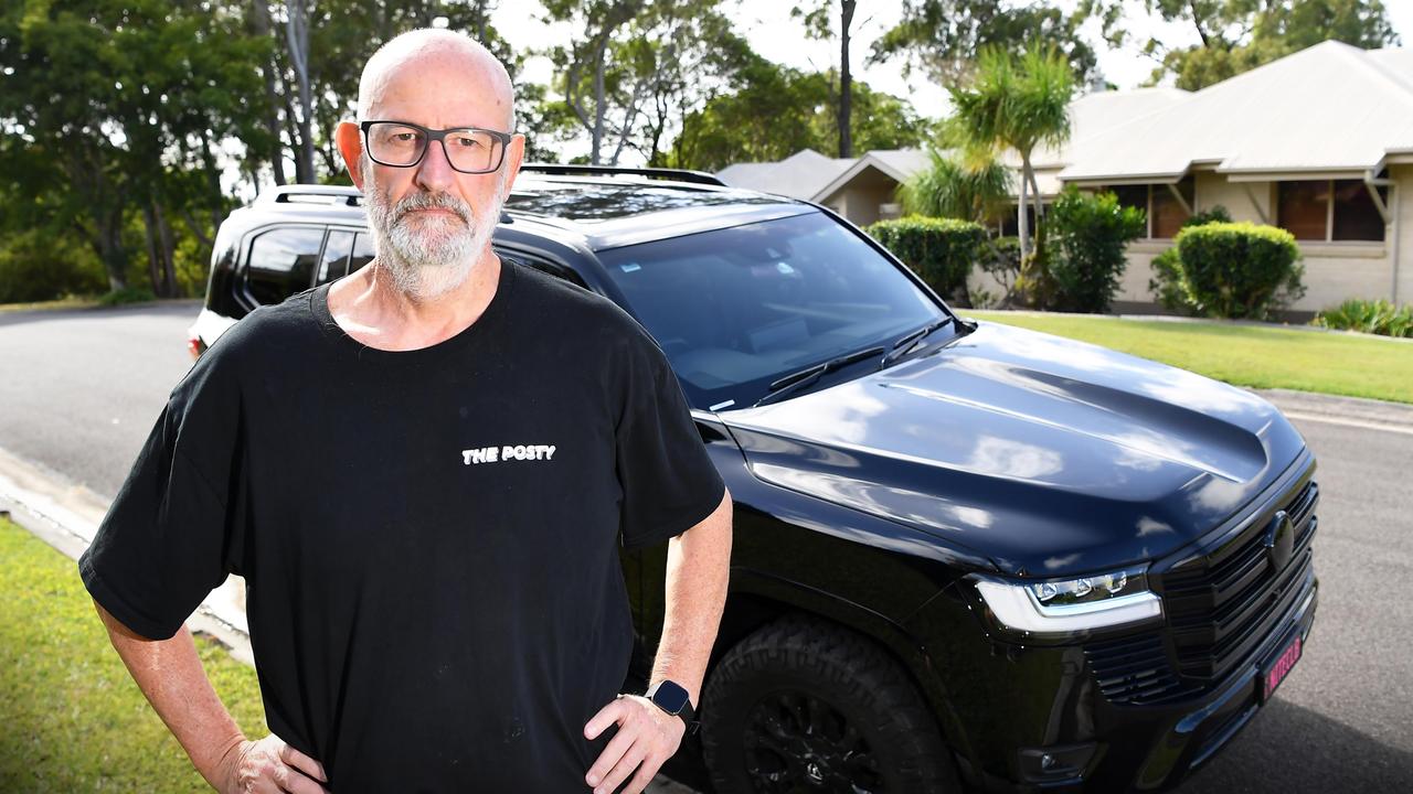 John Calcino has had two cars stolen from his home within six months with both cars recovered but massive out-of-pocket expenses to replace keys and locks. Picture: Patrick Woods.