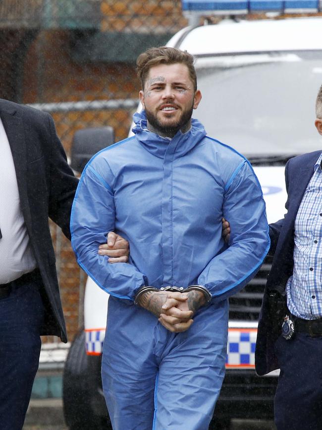 Ex-bikie Ben Geppert at the Southport courts in 2020. Picture: Tertius Pickard