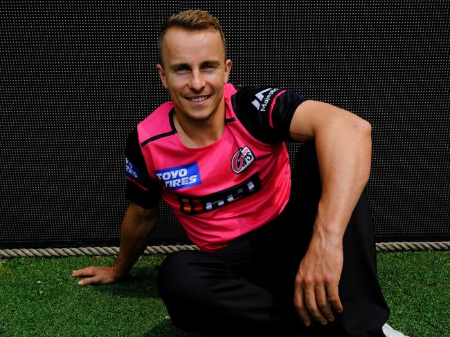 Sydney Sixers cricketer Tom Curran reveals how he keeps fit enough for competitive sport. Picture: Aidan Williams