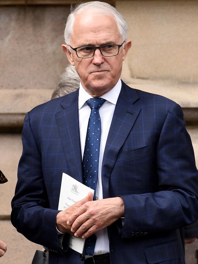 As is former prime minister Malcolm Turnbull. Picture: NCA NewsWire/Bianca De Marchi