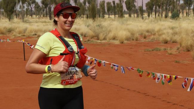 Marathon runner Janine Coppi after contracting long Covid. Picture: Supplied