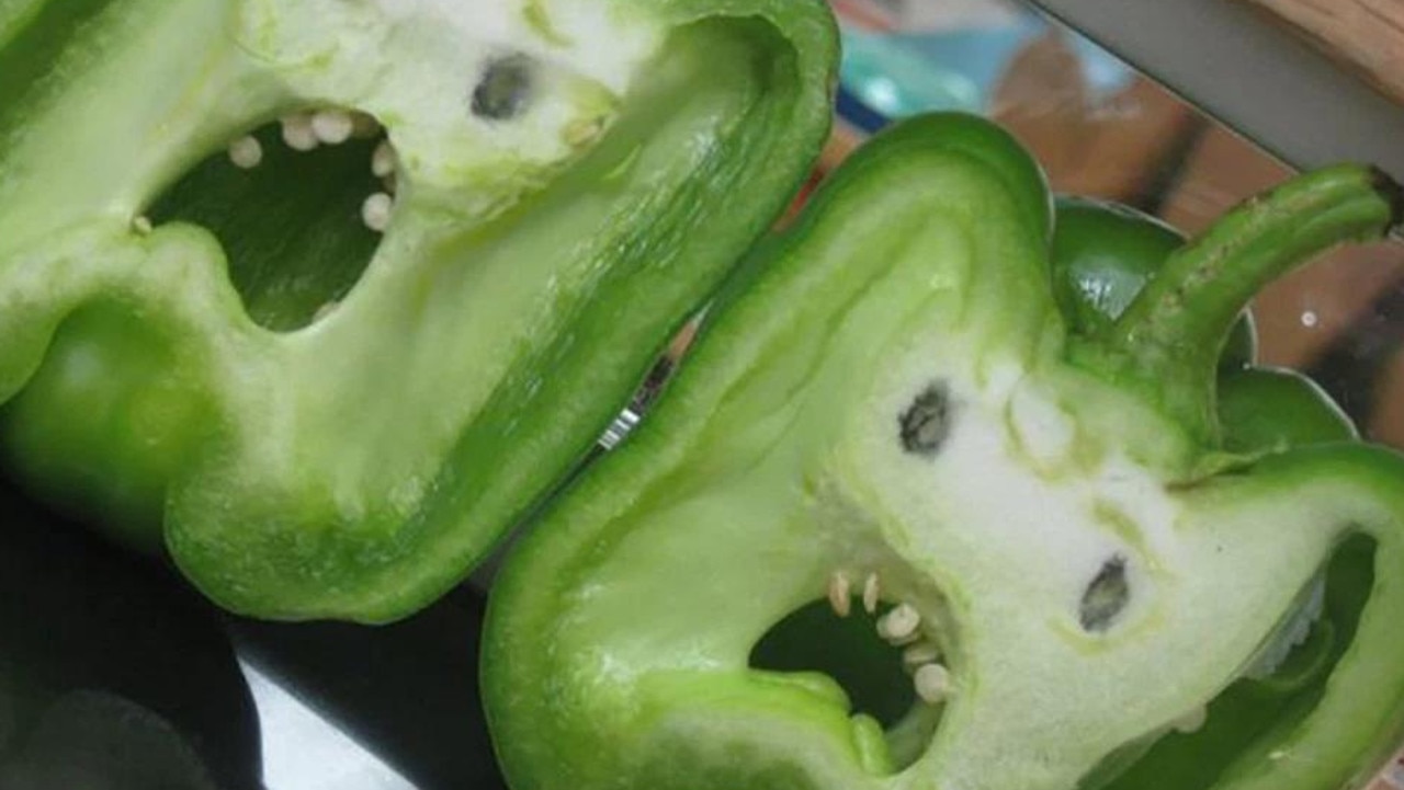 Who knew capsicums could be so scary? Picture: splitpics.uk