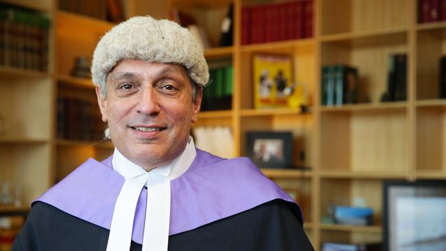 Former NSW Attorney-General John Hatzistergos in 2014 when he was appointed a judge of the District Court. He is not ICAC Commissioner.