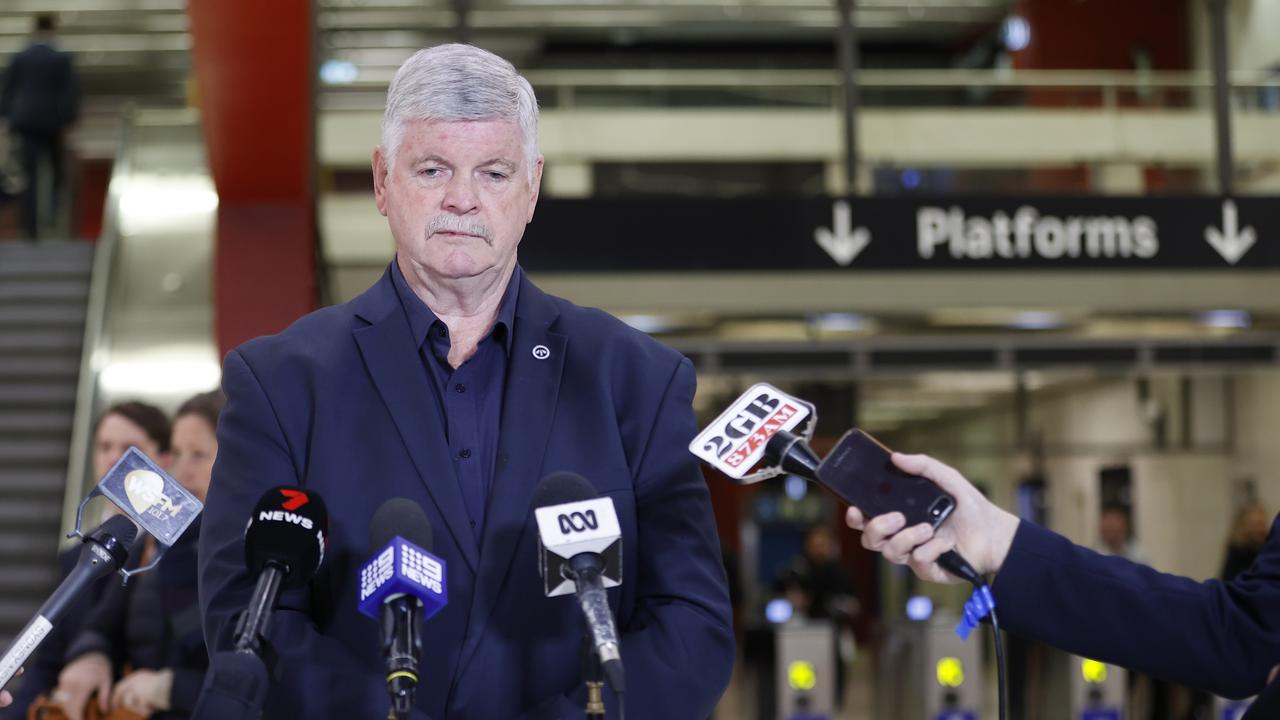 RTBU NSW Secretary Alex Claassens empathised with commuters but warned more action could occur in September. Picture: NCA NewsWire/Dylan Coker