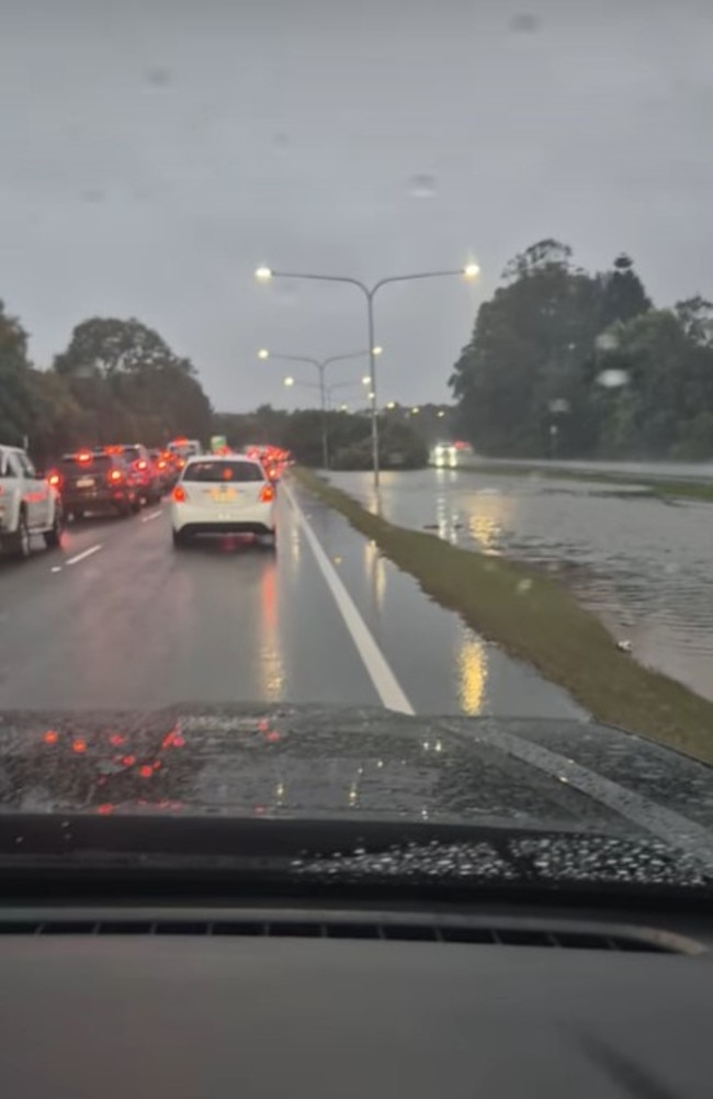 Amy Sunshine shared a photo of Bermuda Street flooding. Photo: Amy Sunshine/Facebook