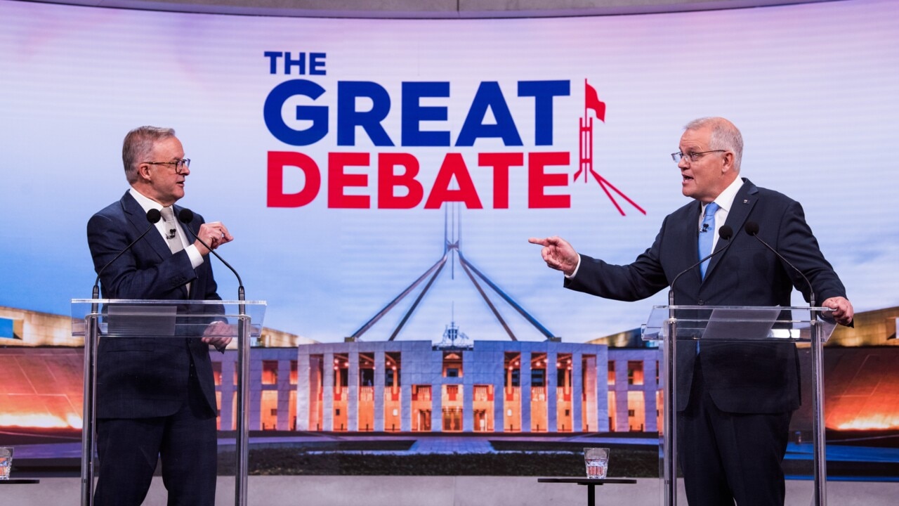 Albanese and Morrison took 'several potshots' at each other during yesterday's debate