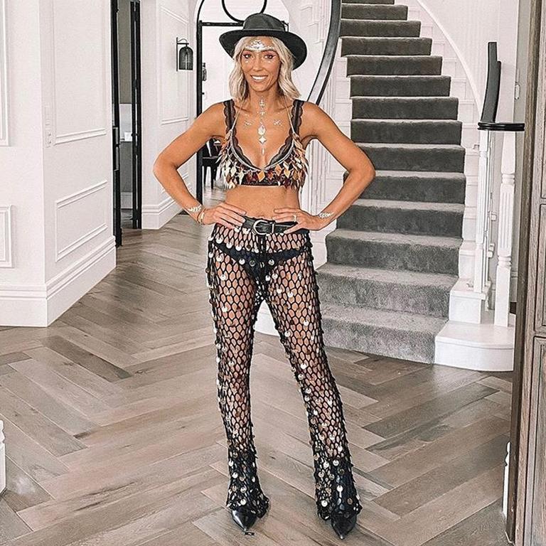 One guest wore mesh sequined pants over her black undies. Picture: Instagram