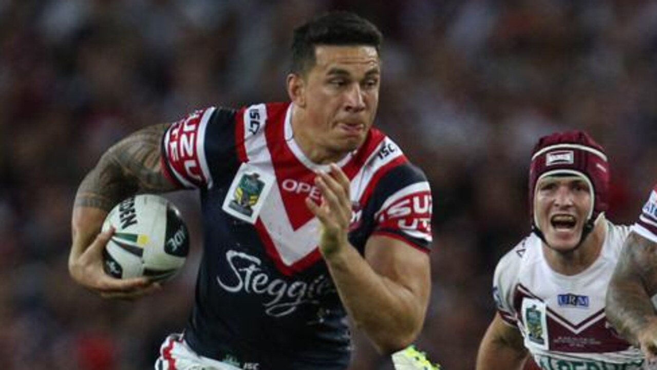 Sonny Bill Williams in action for the Roosters.