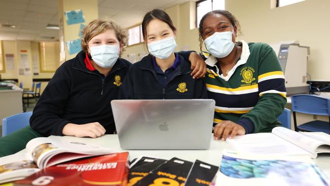 VCE students have worn masks before but the latest edict includes primary school kids.