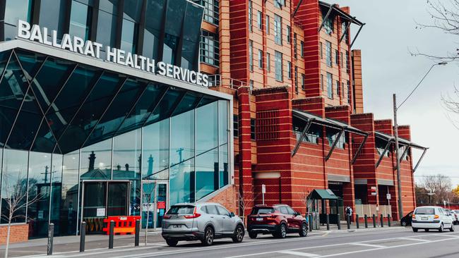 Ballarat Base Hospital called a Code Yellow. Picture: Chloe Smith.