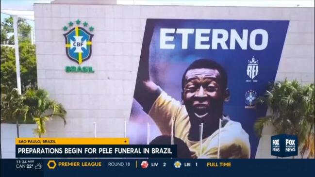 Preparations underway for Pele Funeral in Brazil