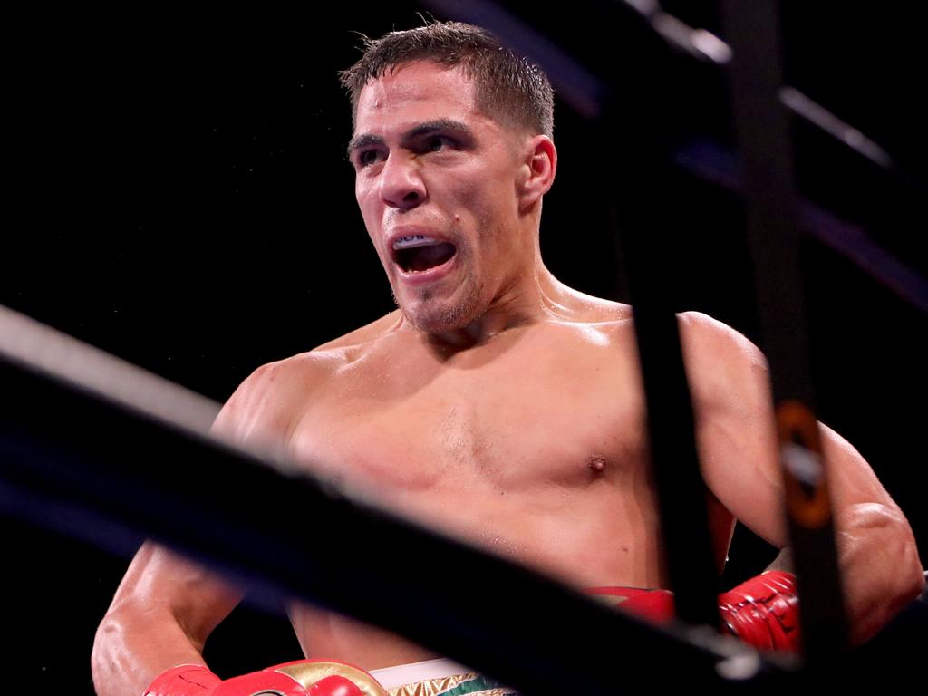 Brian Castano [[illed out of the Charlo fight due to an injured bicep. Picture: Edward A. Ornelas/Getty Images