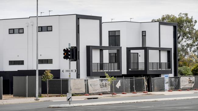 The WP Property Group apartments on the corner of Cross and Fullarton roads. Picture: Roy VanDerVegt