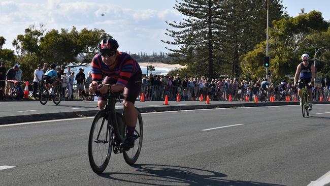 Athletes at the Sunshine Coast Ironman 70.3 2023.