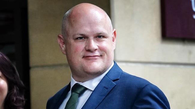 William Wheatley is contesting the committal hearing at the Melbourne Magistrates’ Court. Picture: NCA NewsWire / Luis Enrique Ascui