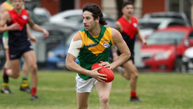 David Iaccarino in action for Spotswood. Picture: Local Legends Photography