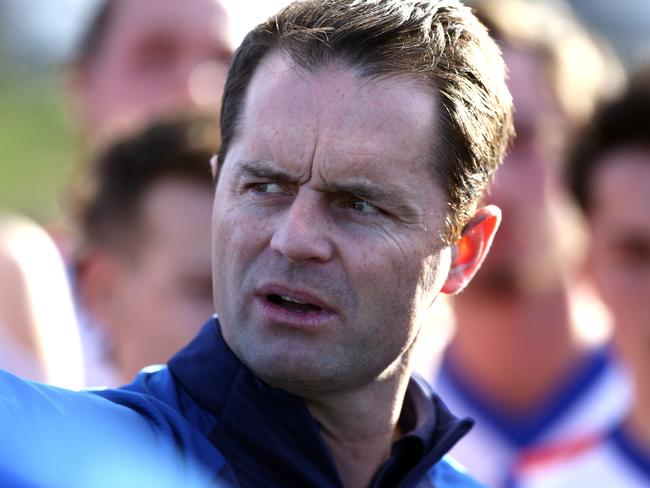 Oakleigh Chargers coach Leigh Clarke. Picture: Stuart Milligan