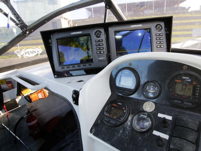 Mark Watson’s fully decked out sport fishing boat.