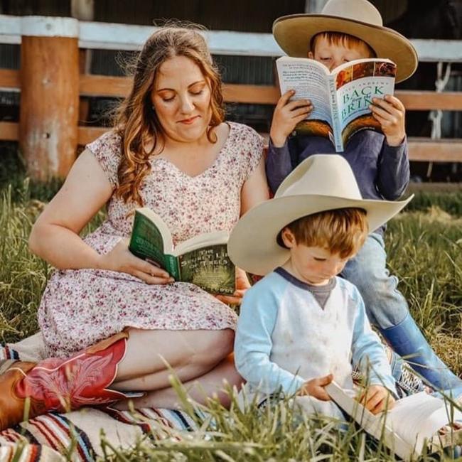 Brittany with two of her children. Picture: Supplied