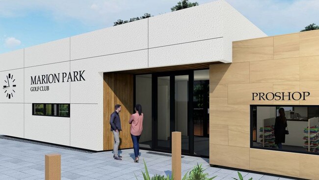 Concept images for the new $2.7m Marion Park Golf Club. Pic: INTRO