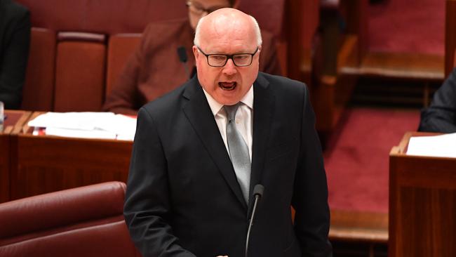 George Brandis says it is “poison” to “flirt” with One Nation