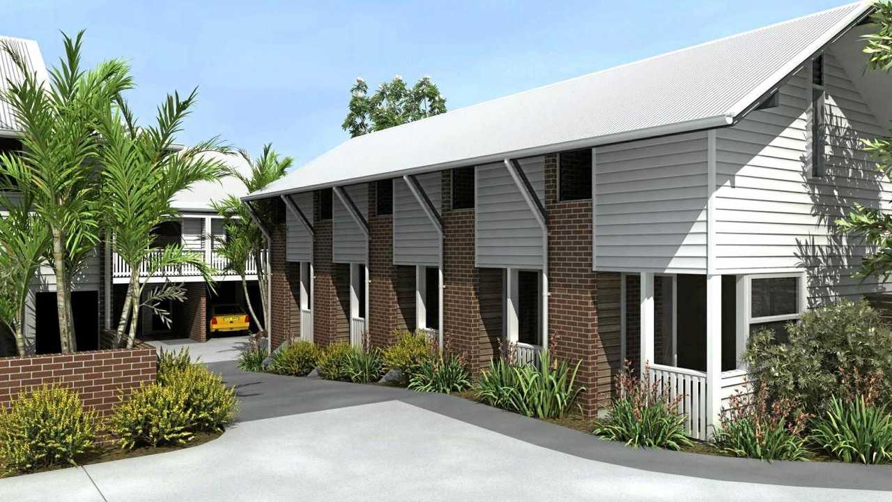 An artist's impression of the units planned for Lismore Rd, Bangalow. Picture: Contributed