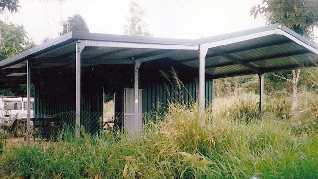 A shed on Danny’s land that he started re-designing in 2005 in Queensland.