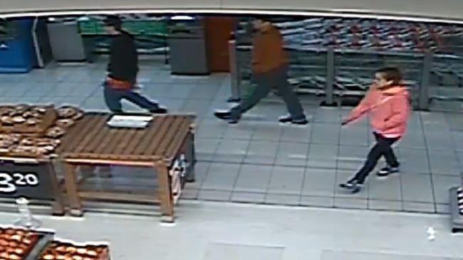 Robbers bash supermarket workers