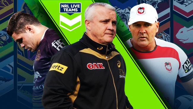 NRL live teams for Round 6.