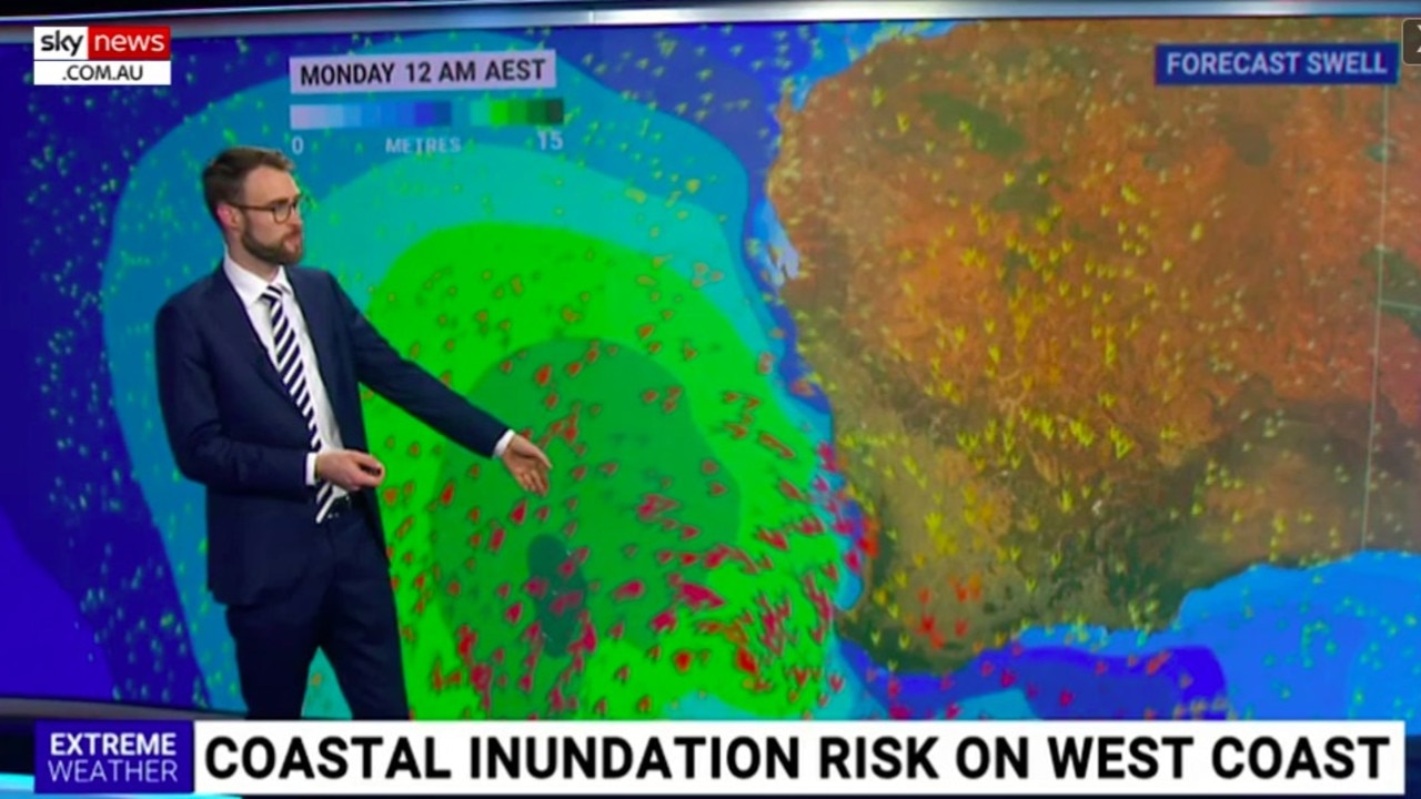 Coastal inundation threatens houses near the sea, which are normally safe.