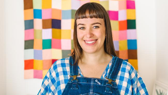 Gold Coast ‘sewist’ Daisy Braid who has written a book titled Sew it Yourself. Picture: Lalanya Robinson