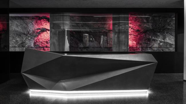 The reception desk at The Fantauzzo. Picture: Tom Blachford
