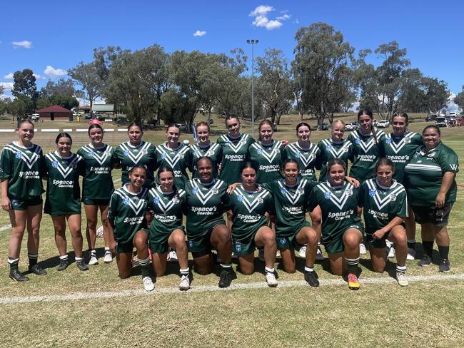 The Western Rams Lisa Fiaola Cup 2024 side following a trial match. Picture: Western Rams Facebook