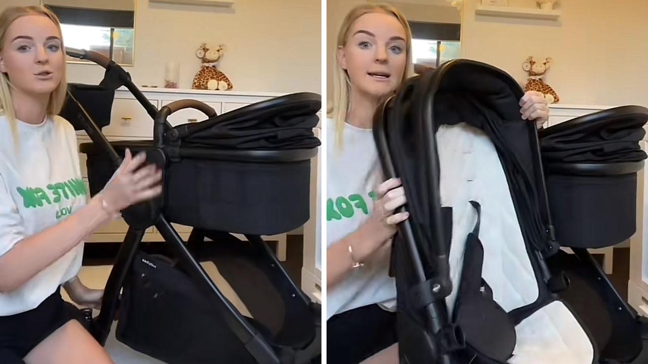 Now's your chance to save on this top-rated pram that shoppers say is "reliable and stylish". Picture: TikTok/@chloe.cowper