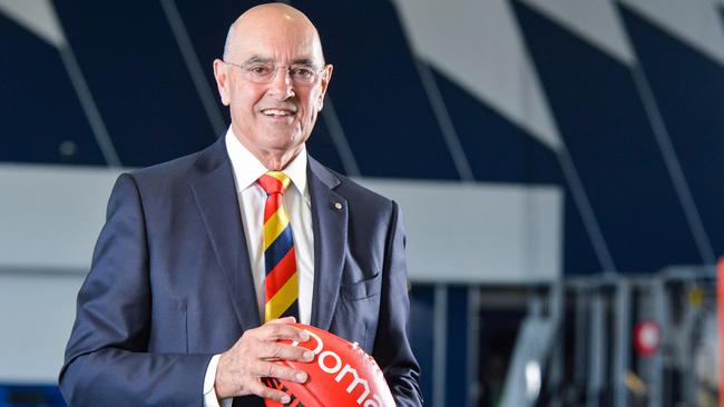 Adelaide Crows chairman John Olsen wants to meet with Adelaide councillors about another possible site for the club’s new headquarters. Picture: Brenton Edwards