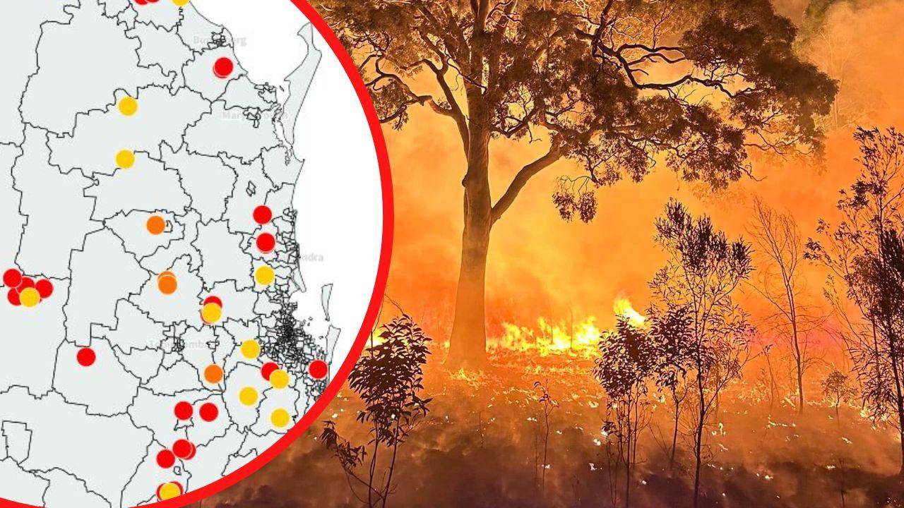 MAPPED: Full Scale Of Bushfire Emergency Exposed As Qld Burns | NT News