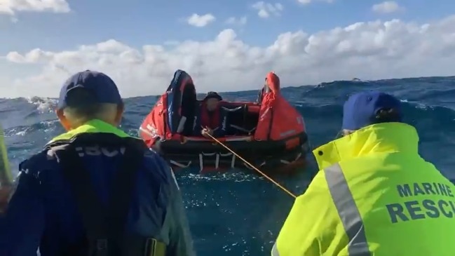 Emergency rescue training off Yamba coast