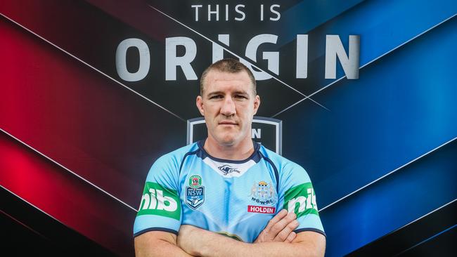 Paul Gallen has announced this will be his last State of Origin series. Picture: Craig Greenhill