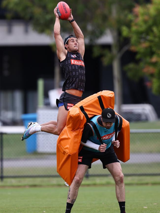 Nick Daicos takes flight.