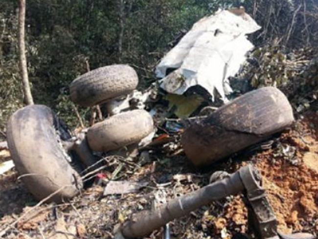 The horrific crash site. Picture: Provided by publisher