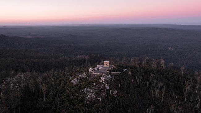 The Keep is located in a stunning location in Gould's Country, in North-East Tasmania. Picture: Liam Neal of Near Far Productions