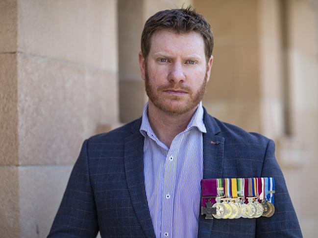 Victoria Cross recipient Dan Keighran. Picture: Mark Cranitch