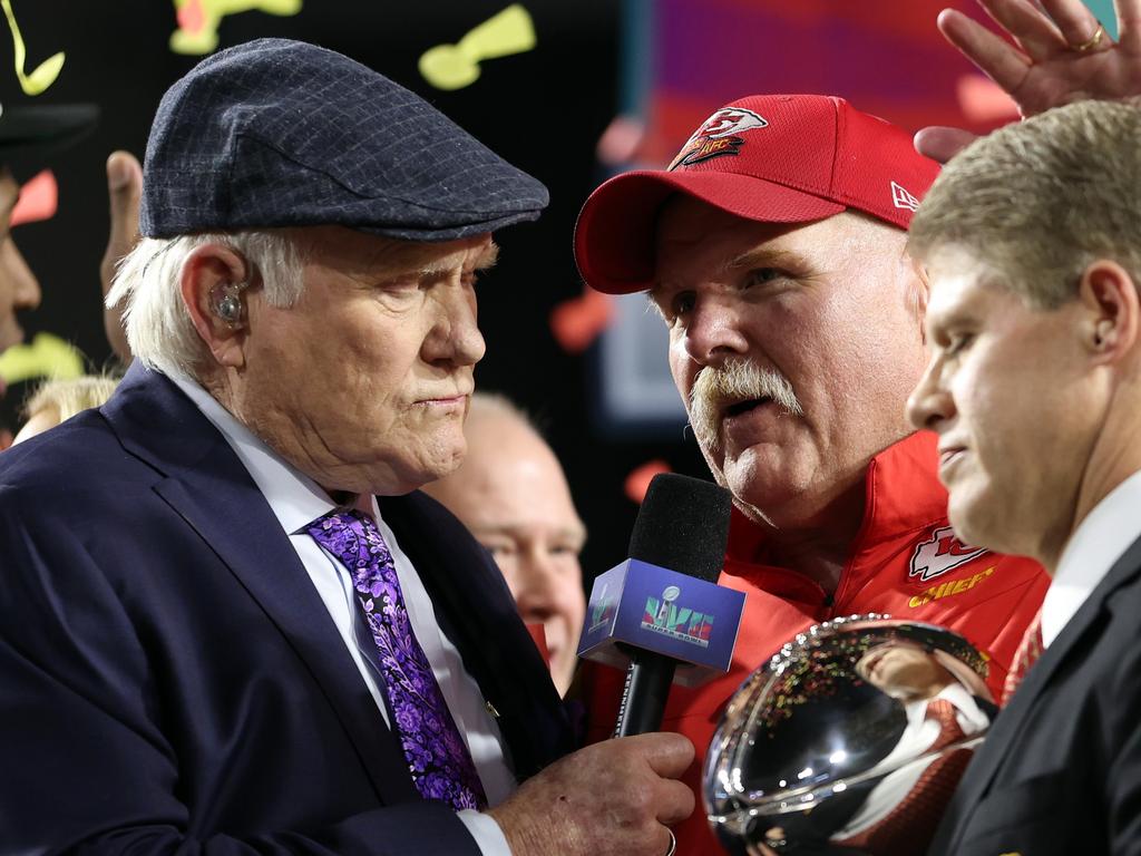 What color was the Gatorade in the Super Bowl this year? Andy Reid photo  goes viral