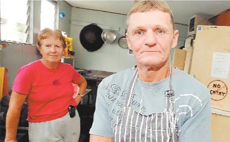 Lismore Soup Kitchen volunteers and friends of Mr Cloos, Margaret Lord and Colin Ellis, say drug overdoses in the Lismore region are not uncommon. Picture: Northern Star