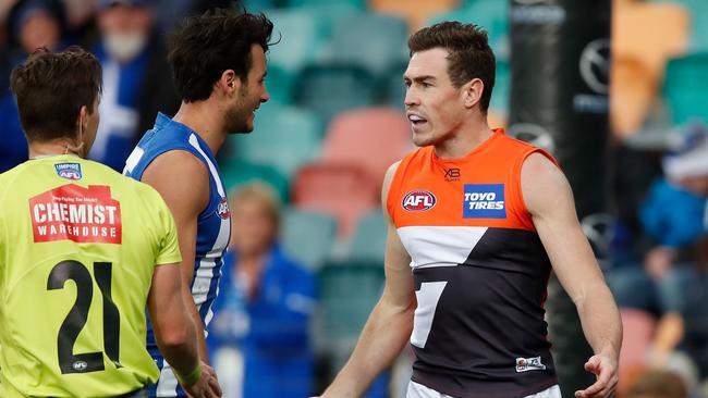 Can Jeremy Cameron have a big impact with Robbie Tarrant for company? Picture: Adam Trafford/AFL Media/Getty Images.